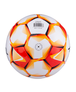 Мяч футбольный Jögel Ultra №5, белый/оранжевый/красный, фото 4