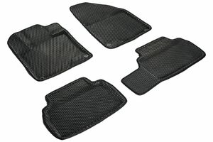 Коврики 3D EVA "РОМБ" Seintex  Geely Coolray черные, фото 1