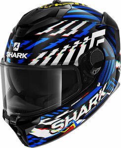 Шлем Shark SPARTAN GT E-BRAKE DD-Ring MAT Black/Blue/Anthracite L, фото 1