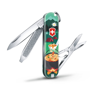 Нож-брелок Victorinox Classic LE 2019, 58 мм, 7 функций, "Swiss mountain Dinner", фото 3