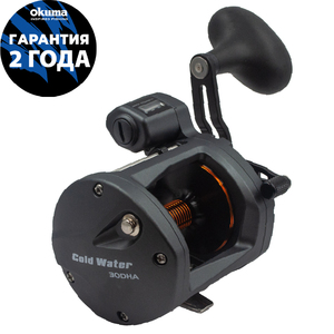 Катушка OKUMA Cold Water CW 30DHA Line Counter RH Trolling High Speed 6.2:1, фото 1