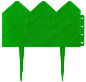 Декоративный бордюр GRINDA 14х310 см, для клумб, зеленый 422221-G