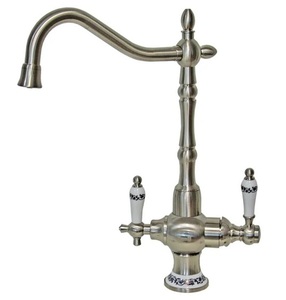 Смеситель для кухни ZORG Sanitary (ZR 336 YF-50 NICKEL) Никель, фото 1