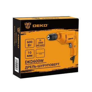 Дрель-шуруповерт сетевая DEKO DKD600W 063-4181, фото 4