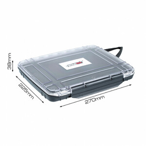 Кейс пластиковый OffRoadTeam серия МС модель MC4010, внутренние размеры 254*193*20мм, прозрачная крышка, объем 0,98л, IP67, фото 2