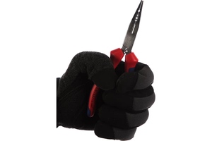 Плоскогубцы электрика для монтажа проводов, 160 мм, хром, 2-комп ручки KNIPEX KN-1305160, фото 3