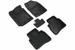 Коврики 3D EVA "РОМБ" Seintex  МОСКВИЧ 3/JAC JS4 черные, фото 1