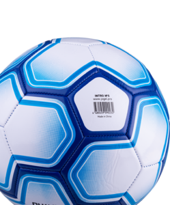 Мяч футбольный Jögel Intro №5, белый/синий, фото 5