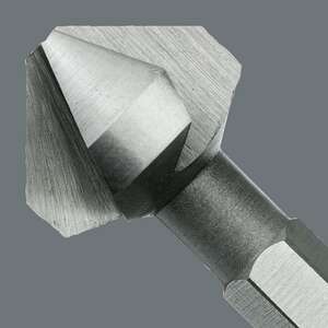 Бита-зенкер Wera конический трёхканавочный 90°, 1/4" C6.3, 6.30 x 31 мм 846/1, фото 2