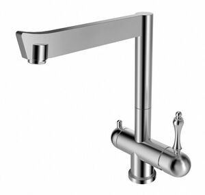 Смеситель для кухни ZORG Inox (SZR-1017-7B) Сталь Нержавеющая, фото 1