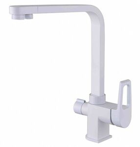 Смеситель для кухни ZORG Sanitary (ZR 334 YF-WHITE) Белый, фото 1