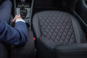Чехлы из экокожи Ромб Seintex для Ford Mondeo IV Titanium 2007-2014, фото 3