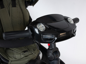 Велосипед коляска трехколесный с ручкой, Tech Team Luxury music хаки 2026, фото 14