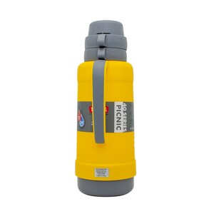 Термос THERMOS PICNIC 40 Series со стеклянной колбой 1.8л (желтый), фото 2