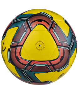 Мяч футзальный Jögel Inspire №4, желтый/черный/красный, фото 4