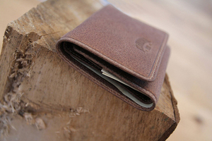 Бумажник Klondike Jane, коричневый, 11x8,5x1,5 см, фото 10