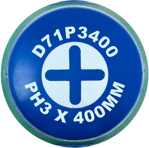JONNESWAY D71P3400 Отвертка стержневая крестовая ANTI-SLIP GRIP, PH3x400 мм, фото 2