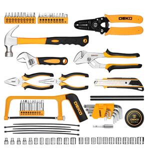 Набор инструментов для дома DEKO DKMT168-1 (168шт.) 083-2051, фото 7