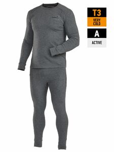 Термокомплект Norfin NATURE CORE 02 р.M (серый), фото 1