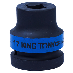 Головка торцевая ударная четырехгранная 1", 17 мм, футорочная KING TONY 851417M, фото 1