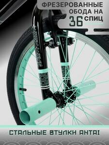 Велосипед Tech Team Fox 20" бирюзовый,черный  2025, фото 9
