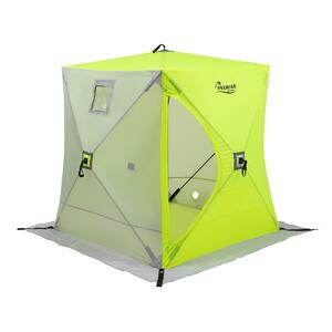 Палатка зимняя Куб 1,5х1,5 yellow lumi/gray (PR-ISC-150YLG) PREMIER, фото 2