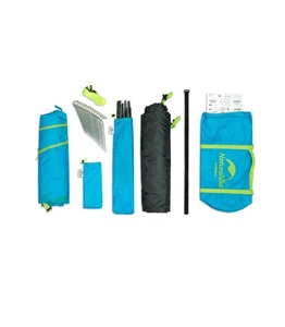 Палатка Naturehike P-Series 3-местная, алюминиевый каркас, голубая NH18Z033-P-3SBL, фото 5