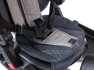 Велосипед коляска трехколесный с ручкой, Tech Team Luxury music серый 2026, фото 4