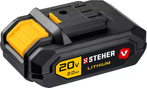 Аккумуляторная батарея STEHER 20В 2 Ач Li-Ion тип V1 V1-20-2