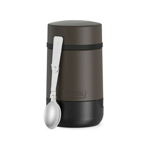 Термос для еды из нерж. стали тм THERMOS TS3029 BK с ложкой 0,5L, фото 2