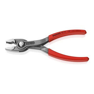 Клещи с фронтальным и боковым захватами,  KNIPEX TwinGrip зев 3-16 мм, длина 150 мм, обливные ручки, фото 5
