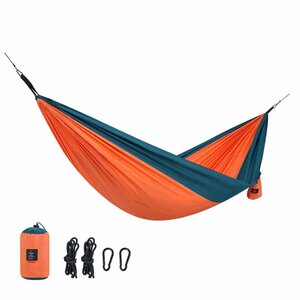 Гамак 2-местный Naturehike Ultralight NH21DC011 340T, оранжевый, 6927595713587, фото 1