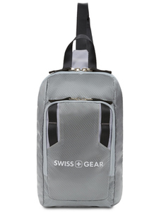 Рюкзак Swissgear с одним плечевым ремнем, серый, 18x5x33 см, 4 л, фото 2