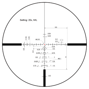 Оптический прицел Vector Optics 25,4мм SFP Paragon 4-20X50 HD Tactical, фото 3