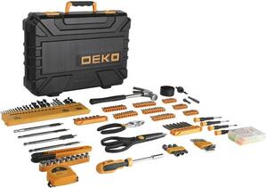 Набор инструмента и оснастки в чемодане Deko DKMT200 (200 предметов) 065-0743, фото 1