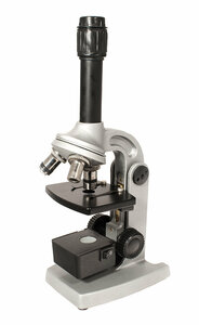 Микроскоп Юннат 2П-3 с подсветкой Серебристый, фото 1