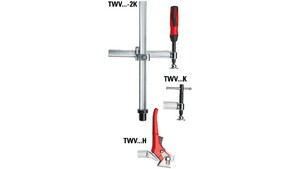 Зажимной элемент BESSEY TWV16-20-15-2K с регулируемой глубиной захвата для сварочных столов 200/30-150, 2.5 кН, 2К ручка, фото 1