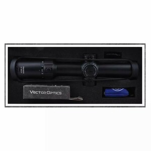 Оптический прицел Vector Optics Taurus 1-6x24 FFP, сетка Tactical Dot Mil, 30 мм, тактические барабаны, азотозаполненный, с подсветкой (SCFF-27), фото 5