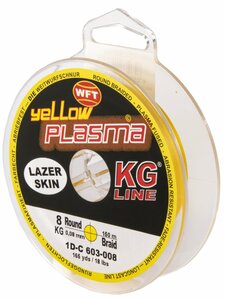 Шнур плетёный WFT KG PLASMA Yellow 150/008, фото 1