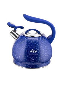 Чайник для плиты TECO TC-122-BL, нержавейка, 3,0 л со свистком