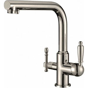 Смеситель для кухни ZORG Sanitary (ZR 313 YF-33 NICKEL) Никель, фото 1