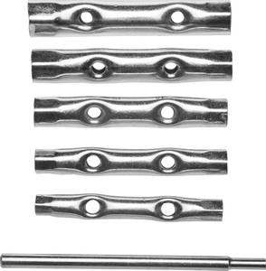 Набор трубчатых ключей DEXX 8-17мм 6 предметов 27192-H6, фото 1