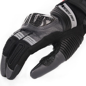 Перчатки кожаные Scoyco MC78 (Carbon) Grey M, фото 5