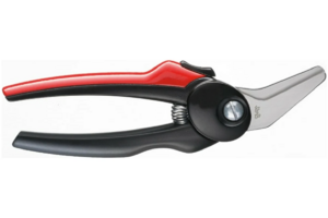 Ножницы комбинированные ERDI, изогнутые, 190 мм, лезвия с зубцами, нерж, эргономичные ручки ERGO D48A-2, фото 2