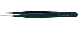 Пинцет универсальный Knipex ESD, нерж, 110 мм, гладкие прямые игловидные губки, фото 2