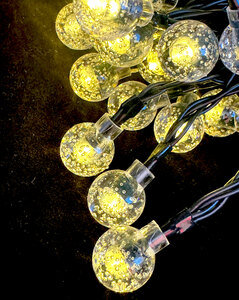 Светодиодная уличная LED-гирлянда ЛАМПОВА "Снежные шарики" (LJL-11-SB-WWL100-12), фото 6