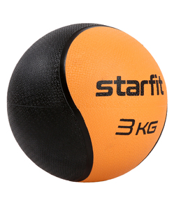 Медбол высокой плотности Starfit GB-702, 3 кг, оранжевый, фото 2