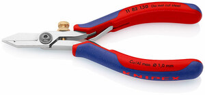 Стриппер-ножницы для электроники, Ø 0.03-1.0 мм (0.01-0.75 мм²), длина 140 мм, 2-комп ручки KNIPEX KN-1182130