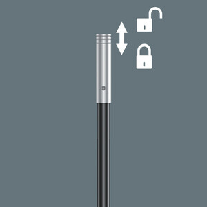 Отвёртка-битодержатель Wera 393 S Kraftform, особо тонкой формы, с гибким стержнем, 173.5 мм, 1/4" С 6.3/E6.3, WE-028161, фото 4