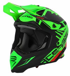 Шлем Acerbis X-TRACK 22-06 Fluo-Green/Black XS, фото 1